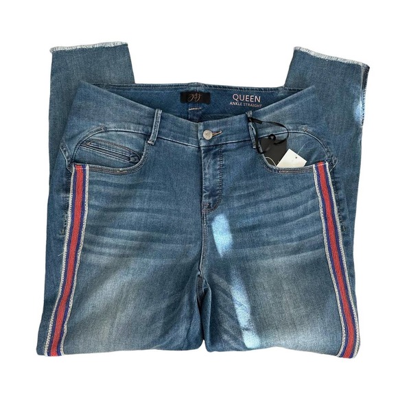 YSJeans NWT Women's Queen Ankle Straight Jeans Sz. 16W - Picture 3 of 6